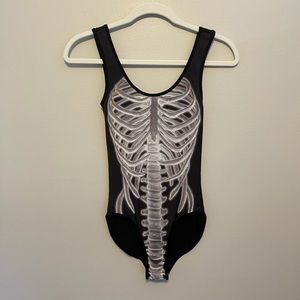 BodyRage Skelton Bodysuit